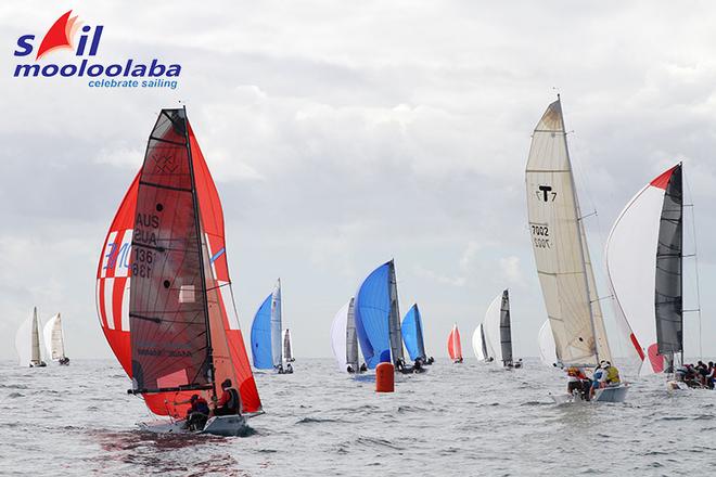 Light shifty conditions - Sail Mooloolaba 2014 - Day One of Racing © Teri Dodds http://www.teridodds.com